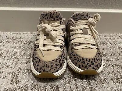 $12 • Buy Zara Girls Toddler Leopard Print Sneaker Size EU 25 / US 9 PRE-OWNED
