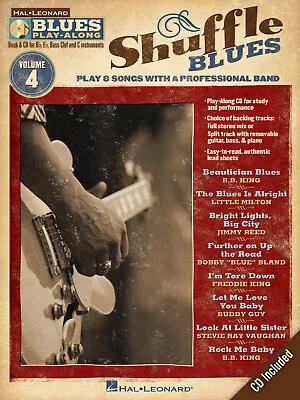 Shuffle Blues Play-Along Vol 4 For Bb Eb C BC Instruments Sheet Music Book CD • $12.99