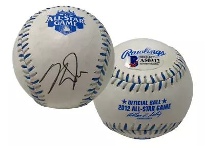 Mike Trout Autographed Angels 2012 All Star Official MLB Baseball Beckett • $805.50