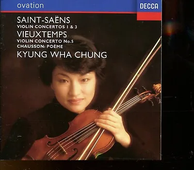 Saint Saens - Vieuxtemps / Kyung Wha Chung - Decca - MINT • £5