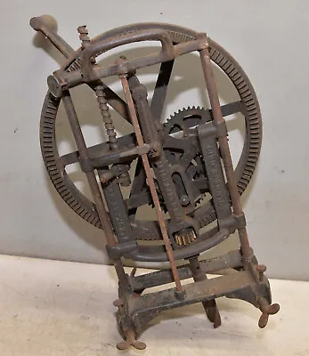 $299.99 • Buy Antique J Lewkart Lock Mortising Machine Champion Patent 1912 Collectible Tool