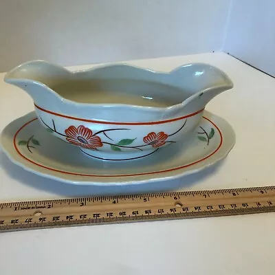 Vintage Bareuther Bavaria Handgemalt Gravy Boat European Classic  Preowned • $59.43