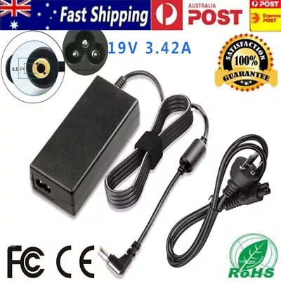 65W AC Power Supply 3.42 Amp 19 Volt Adapter Charger LCD Screen 5.5mm * 2.5mm AU • $18.78