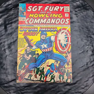 Sgt Fury & His Howling Commandos #13 1964 Capt America Marvel • $99.95