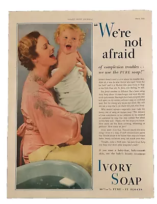 1934 Ivory Soap Vintage Print Ad • $13