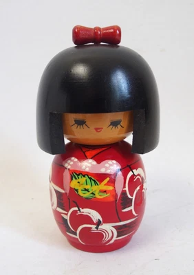 £25 • Buy Vintage Japanese Kokeshi Wooden Doll - Signed To Base