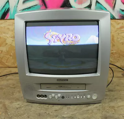 Daewoo Gb14h3t2 Retro Vintage Gaming Crt Tv *vhs Not Working* • £24.99