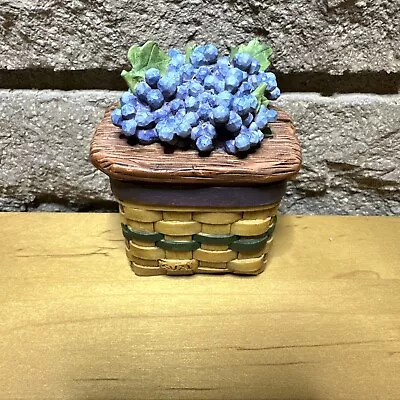 Suzi Skoglund Resin Miniature Basket With Lid • $35