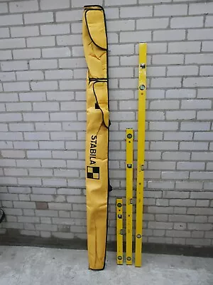 £132.89 • Buy Stabila 70/2 Double Plumb Spirit Level Set 24  48  72  + 18987 Carrying Case 