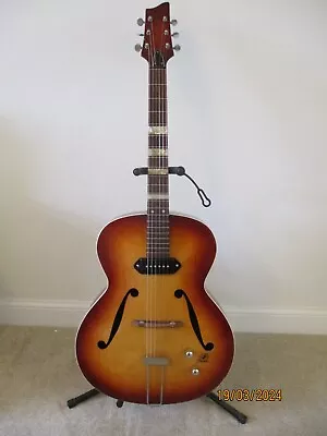 Framus Guitar:Vintage 1960s:Archtop:Electro-acoustic:Good Condition • £280