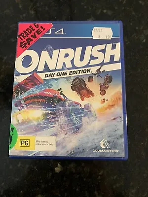 ONRUSH Day One Edition PlayStation 4 PS4 Complete • $19.95
