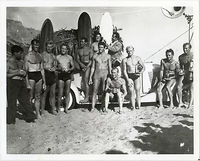 1939 Surfing Contest At San O’nofre Photo 8 X 10 Print VINTAGE VG+ Gard Chapin • $49.99