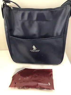 $55 • Buy Vintage Singapore Airlines Bag Aviation Collectible Plus Amenity Kit Bag