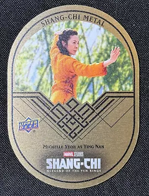 Michelle Yeoh As Ying Nan 2022 Upper Deck Shang-Chi Gold Metal 1:180 SSP Card • $30