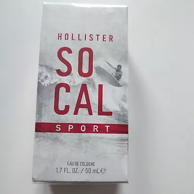 Hollister So Cal Sport Men Eau De Cologne Spray-1.7oz 50ml Brand New In Box • £49.99