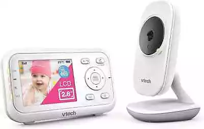 VTech VM3250 Video Baby Monitor With Camera 300m Long Range Baby Monitor 2.8 LCD • £36.99