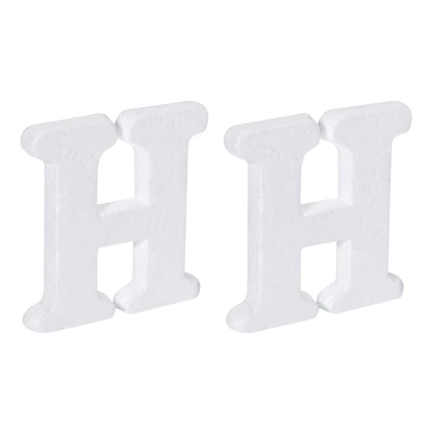 £4.53 • Buy Foam Letters H Letter EPS White Polystyrene Letter Foam 100mm/4 Inch, Pack Of 2