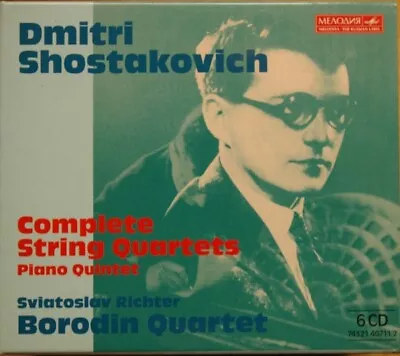 Dmitri Shostakovich: Complete String Quartets 6 CD Box Melodiya BMG NEW SEALED • $475