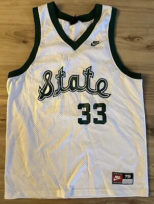 Nike Mens Michigan State Magic Johnson #33 Jersey Size Xl - Fading On Letters • $99.99