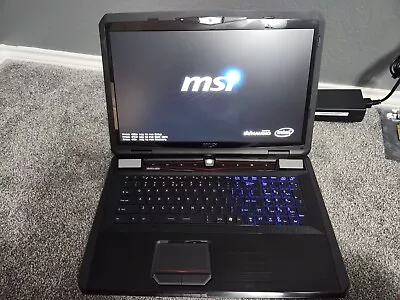 MSI GT780DXR 32GB RAM DDR3 17.3 FHD Screen GTX 570M Works Great Condition • $0.99