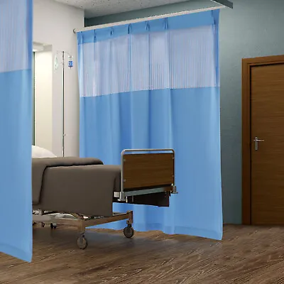 Hospital Cubicle Curtain Large Area With Strong Flat Hooks ， For Medical Clinic • $44