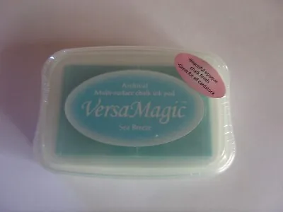 New! Tsukineko Versa Magic Multi-surface Chalk Ink Pad - Color: Sea Breeze • $7.99