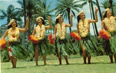 $0.99 • Buy Hawaiian Dancers-postcard-aug 30,1953-cancelled -6 Cent Stamp