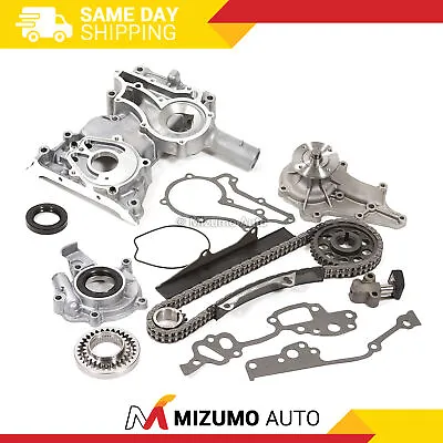Timing Chain Kit Oil Water Pump Cover Fit 79-82 Toyota Pick Up 2.2 2.4 20R 22R • $132.95