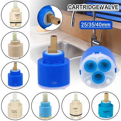 Ceramic Disc Cartridge Basin Water Mixer Tap Faucet Replacement Valve 25/35/40mm • £4.95