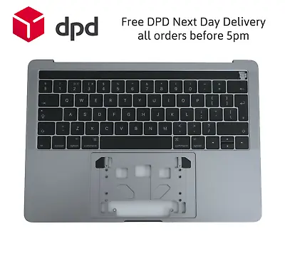£119.99 • Buy Apple MacBook Pro A1706 2016 2017 Top Case Palmrest UK Keyboard Cover Space Grey