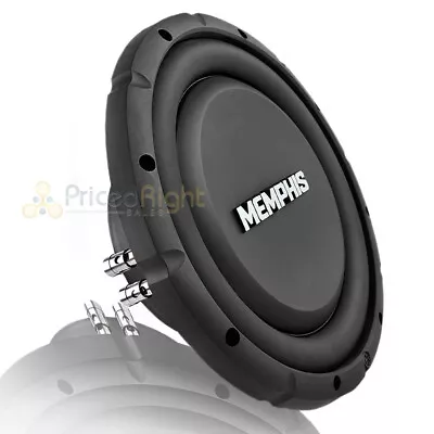 $149.95 • Buy Memphis 10  Subwoofer Dual 4 Ohm Street Reference Shallow Slim 500 Watt SRXS1044