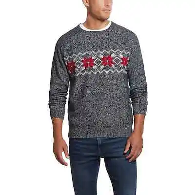 Weatherproof Vintage Men's Crew Neck Snowflake Sweater Size M • $36.85