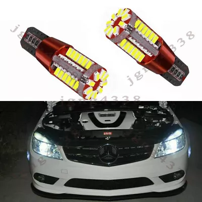 For Mercedes Benz LED Xenon White Canbus Error Free W5W 2825 Parking Light Bulbs • $9.49