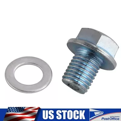 M12 Magnetic Oil Drain Plug Bolt Sump Cover For Honda CL175 ST1100 ST90 SL125 • $6.99