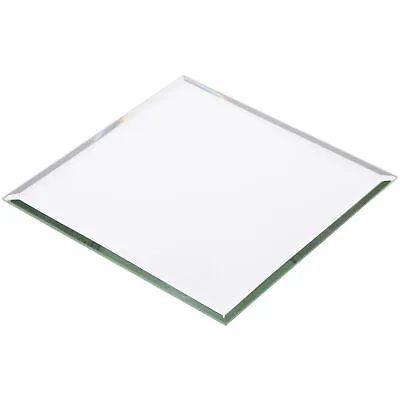 Plymor Square 3mm Beveled Glass Mirror 5 Inch X 5 Inch (Pack Of 2) • $7.68