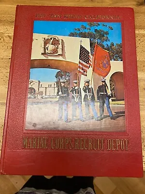 1969 San Diego CA Marine Corps Recruit Depot Hardcover 2nd Battalion P 2121 • $30