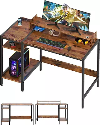 Computer Desk - 39” Gaming Desk Home Office Desk With Storage Small Desk With  • $81.97