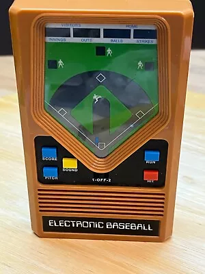 Mattel Electronic Baseball Hand Held Video Game Tested Works • $24.95