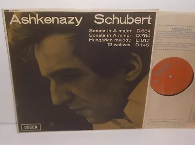 LXT 6260 Schubert Sonatas In A Minor Hungarian Melody 12 Waltzes Ashkenazy Grvd • £12.99