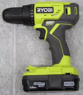 Ryobi P215 18v 1/2  Drill Driver W/Battery • $37.99