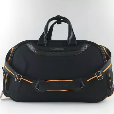 Tumi I Mclaren Quantum Duffle Fitness Travel Bag Black Outlet Polyester/cowhide • $340