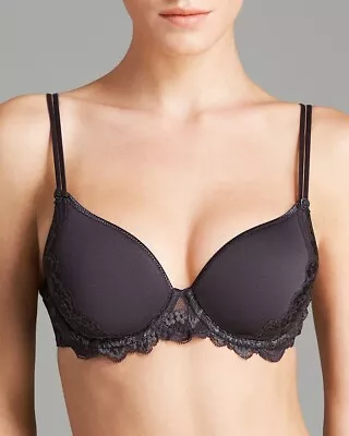 Simone Perelle 13R316 Anthracite Amour 3D Plunge Spacer  Bra Sz 32F • $26.99