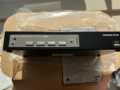 ConnectPRO UD-14+ 4-Port Advanced USB DVI KVM Switch W/ DDM & Multi-hotkey • $95