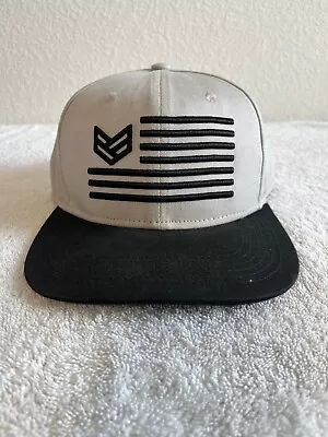 Ronin Factory American Flag Snapback Hat - Gray & Black • $25