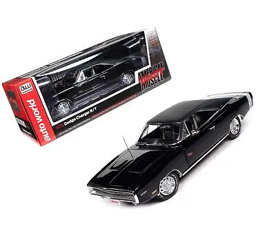 1970 Dodge Charger R/T Black With White Tail Stripe Hemmings Muscle Machines Car • $109.99