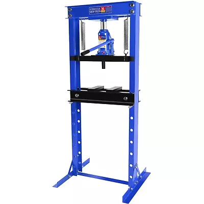 20T Hydraulic Press Shop Press Steel H-Frame Shop Press With Steel Plates • $376