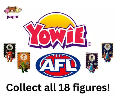 AFL YOWIE 2023 - CHOOSE YOUR 2  FIGURE With Capsule & Papers - Rare Finds Listed • $5.99