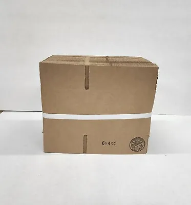 6 X 4 X 4  Corrugated Kraft Shipping Boxes Select Quantity SHIPS FAST! • $17.99