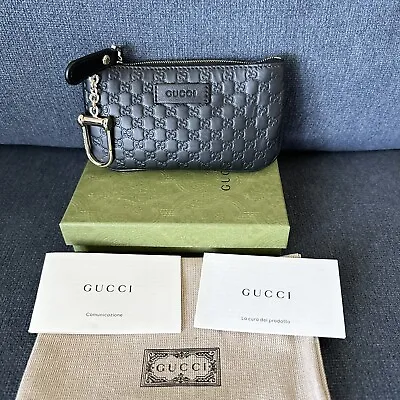 New Gucci Microguccissima Leather Zipped Wallet With Key Chain • $425