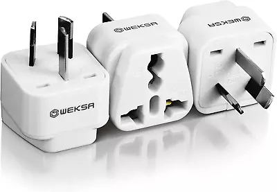 Premium Travel Adapter With Universal Input US UK To Australia 3 Pin Power Plu • $23.99